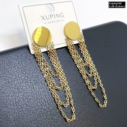 Сережки Xuping14К 10289 (5,6 см.)